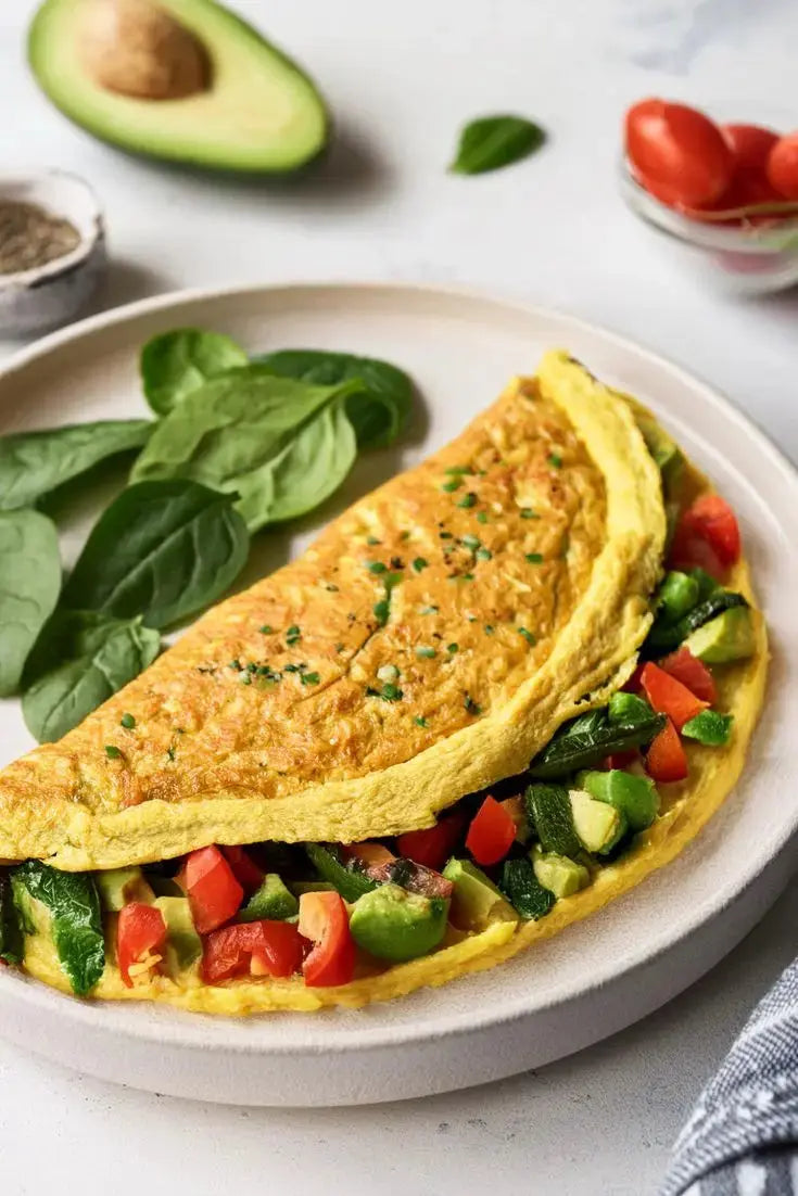Chickpea Protein Omelette (Vegan) - Fitta Bite