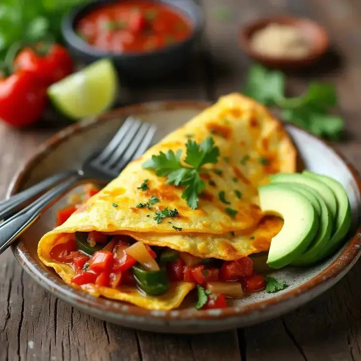 Chickpea Protein Omelette (Vegan) - Fitta Bite